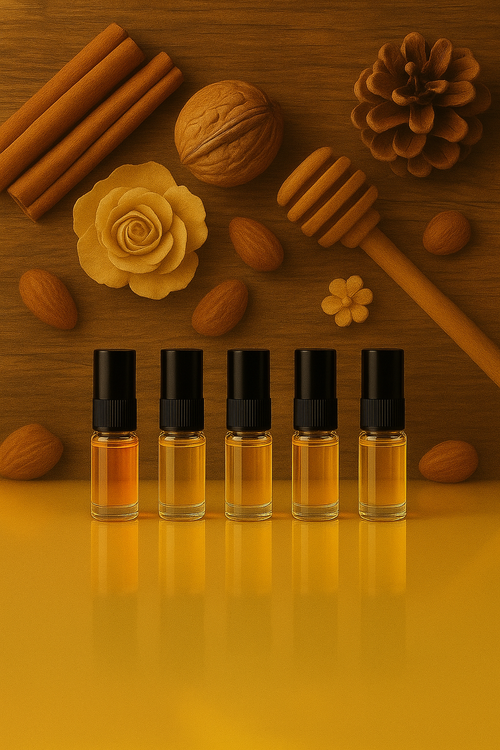 4 gab. komplekts: Salds &amp; Koksnes aromāts - UNISEX 2ml testeri